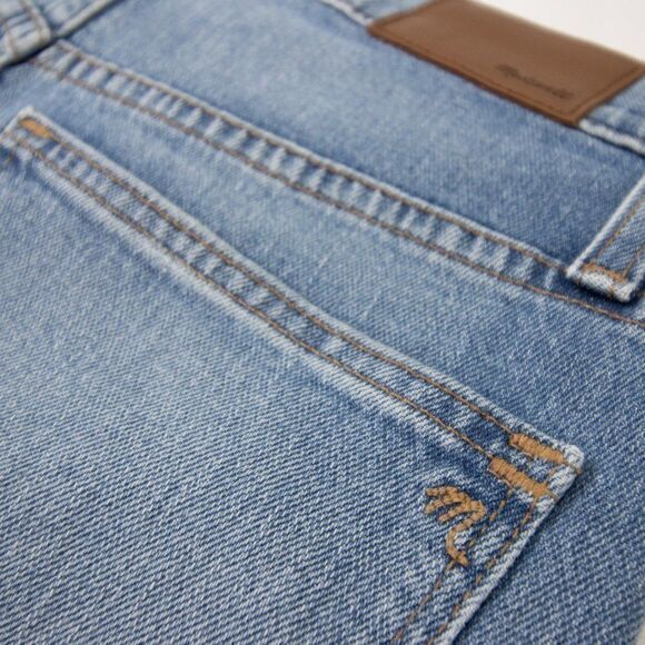NEW Madewell Classic Straight Jeans in Meadowland Wash,27‎ - Picture 14 of 16